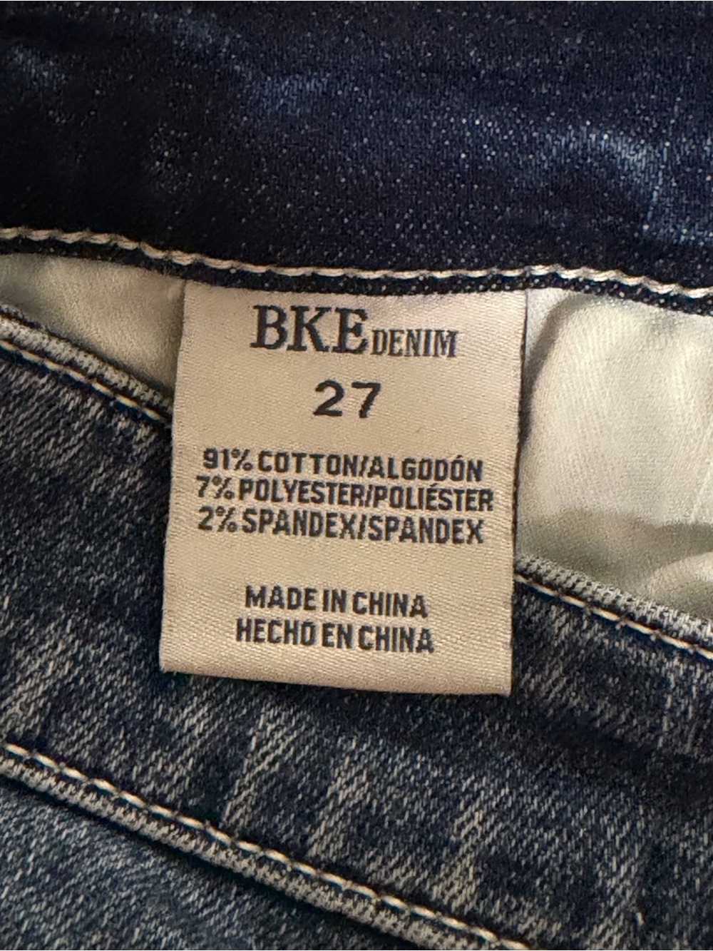 BKE Stella size 27. slim fit, low rise, skinny, ankle - like new - Picture 4 of 4